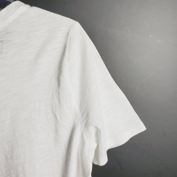 Ann Taylor LOFT Flowy High Low White Tee 100% Cotton Sz S - Picture 8 of 10